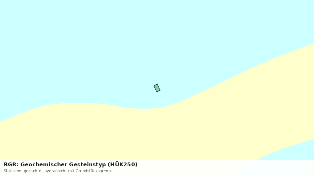 Statische Kartenansicht: BGR: Geochemischer Gesteinstyp (HÜK250)