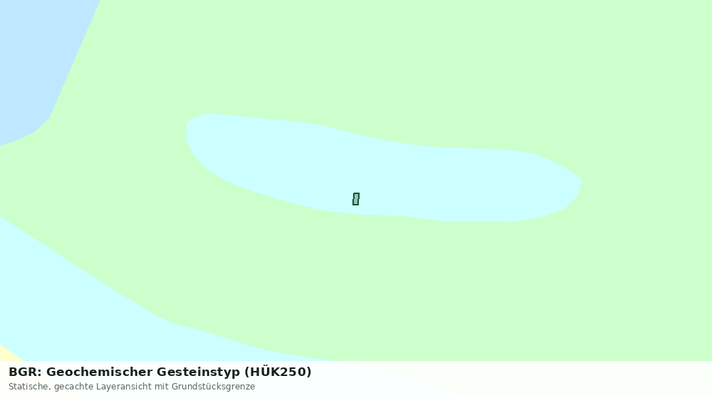 Statische Kartenansicht: BGR: Geochemischer Gesteinstyp (HÜK250)