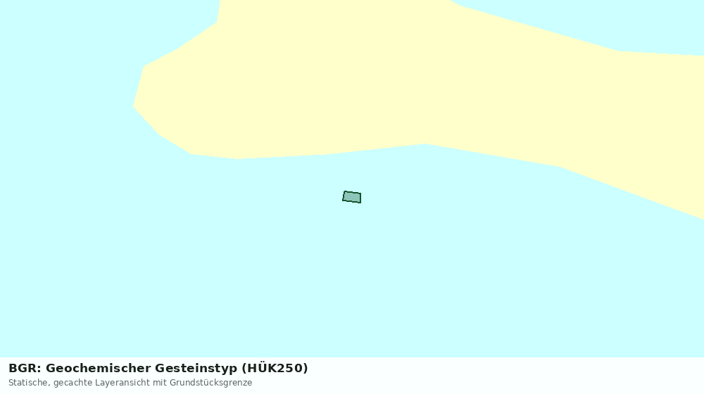 Statische Kartenansicht: BGR: Geochemischer Gesteinstyp (HÜK250)