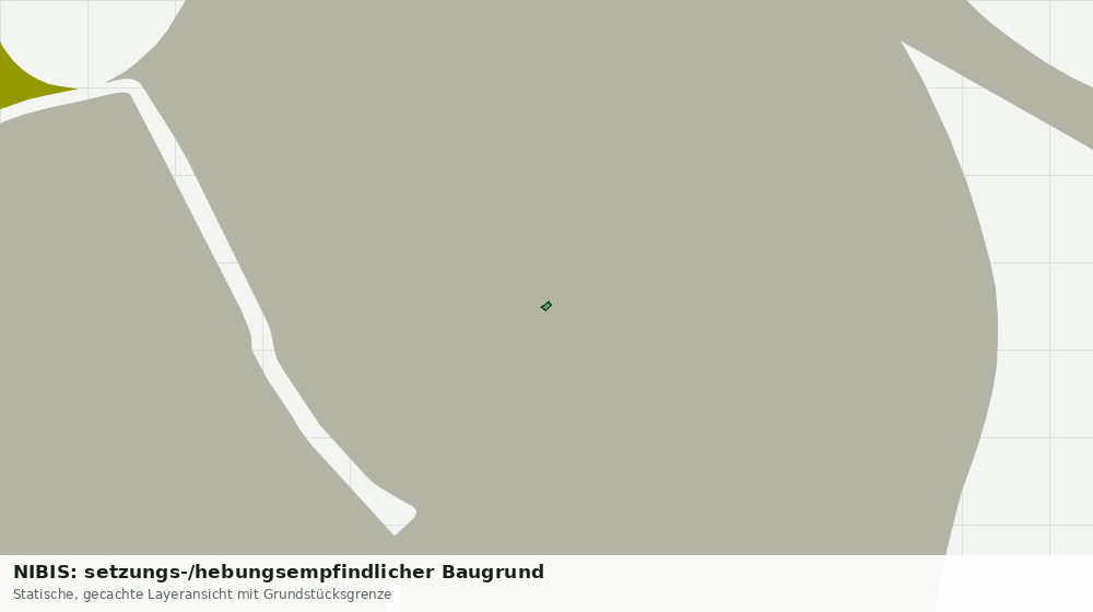 Statische Kartenansicht: NIBIS: setzungs-/hebungsempfindlicher Baugrund