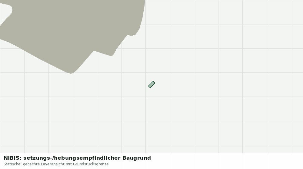 Statische Kartenansicht: NIBIS: setzungs-/hebungsempfindlicher Baugrund