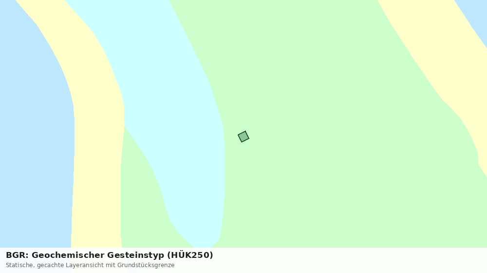 Statische Kartenansicht: BGR: Geochemischer Gesteinstyp (HÜK250)