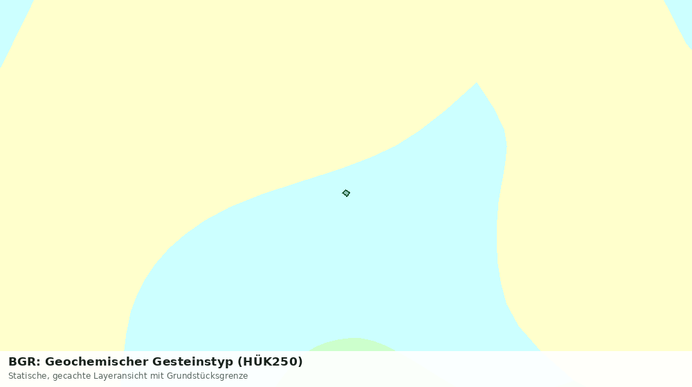 Statische Kartenansicht: BGR: Geochemischer Gesteinstyp (HÜK250)