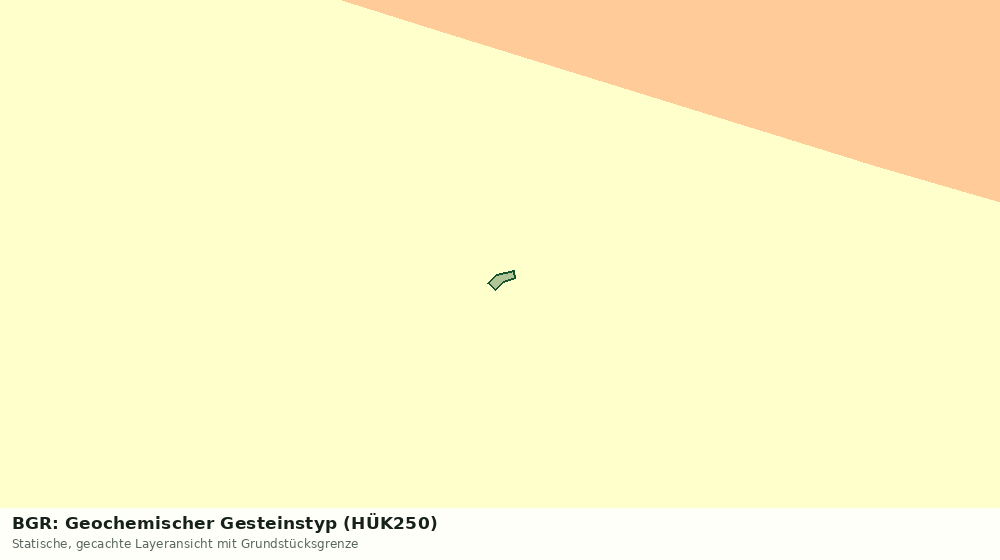 Statische Kartenansicht: BGR: Geochemischer Gesteinstyp (HÜK250)