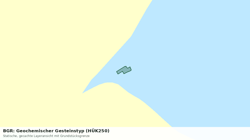 Statische Kartenansicht: BGR: Geochemischer Gesteinstyp (HÜK250)