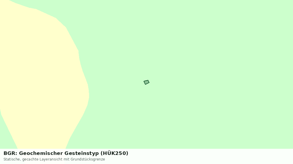 Statische Kartenansicht: BGR: Geochemischer Gesteinstyp (HÜK250)