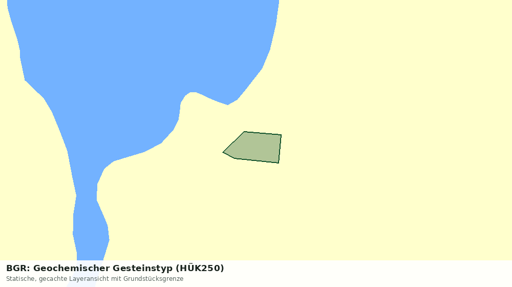 Statische Kartenansicht: BGR: Geochemischer Gesteinstyp (HÜK250)