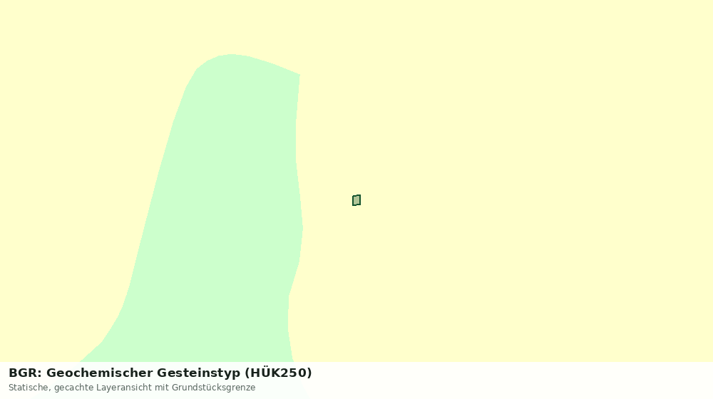 Statische Kartenansicht: BGR: Geochemischer Gesteinstyp (HÜK250)