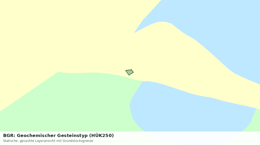 Statische Kartenansicht: BGR: Geochemischer Gesteinstyp (HÜK250)