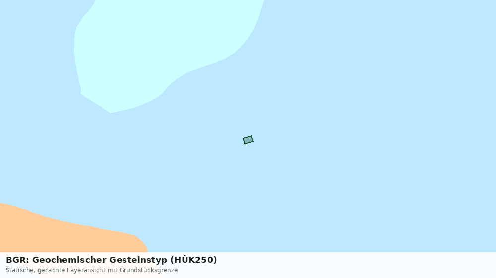 Statische Kartenansicht: BGR: Geochemischer Gesteinstyp (HÜK250)