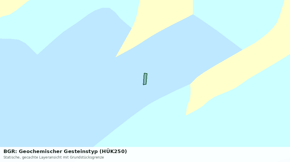 Statische Kartenansicht: BGR: Geochemischer Gesteinstyp (HÜK250)