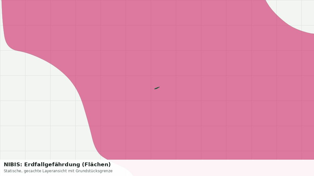 Statische Kartenansicht: NIBIS: Erdfallgefährdung (Flächen)