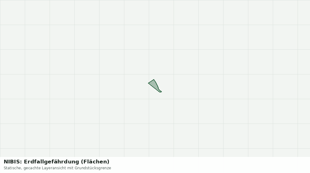 Statische Kartenansicht: NIBIS: Erdfallgefährdung (Flächen)