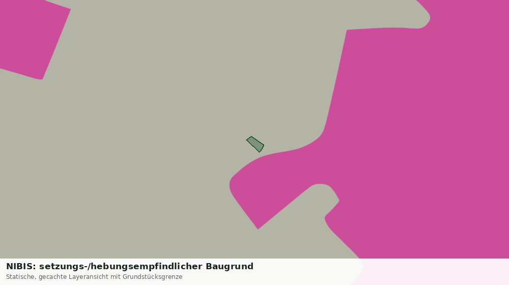 Statische Kartenansicht: NIBIS: setzungs-/hebungsempfindlicher Baugrund