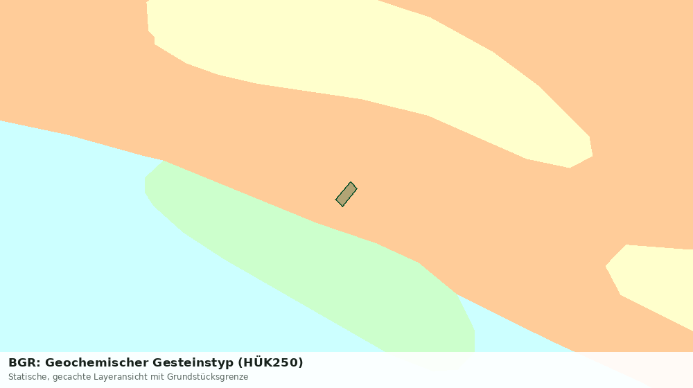 Statische Kartenansicht: BGR: Geochemischer Gesteinstyp (HÜK250)
