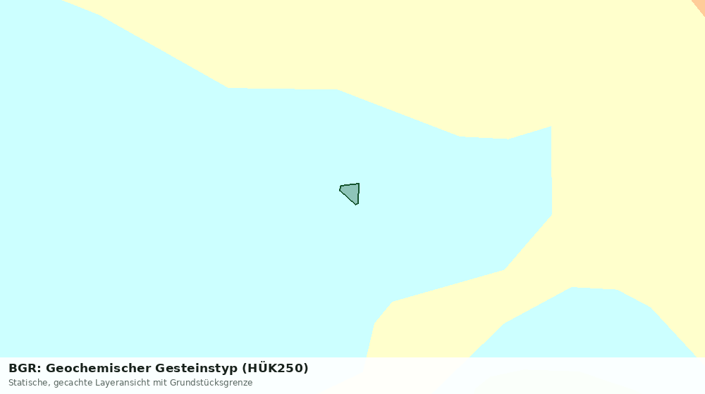 Statische Kartenansicht: BGR: Geochemischer Gesteinstyp (HÜK250)