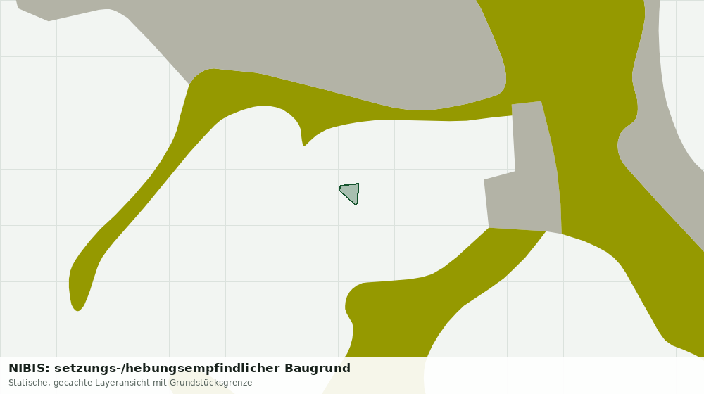 Statische Kartenansicht: NIBIS: setzungs-/hebungsempfindlicher Baugrund
