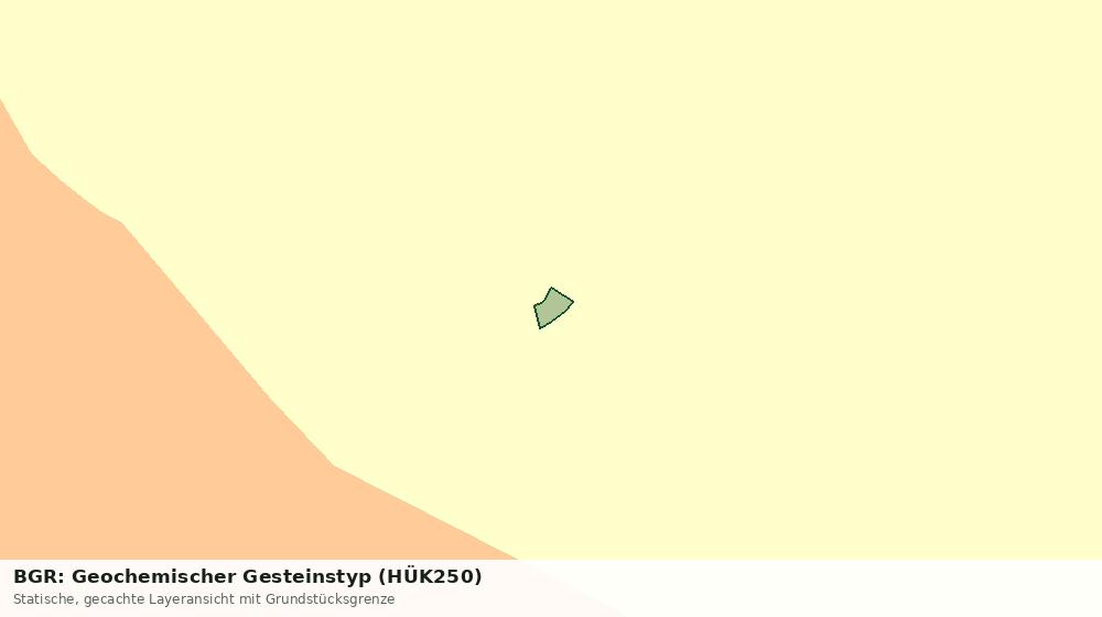 Statische Kartenansicht: BGR: Geochemischer Gesteinstyp (HÜK250)