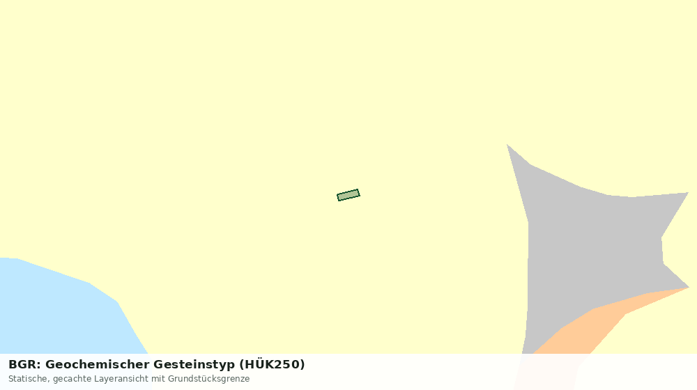 Statische Kartenansicht: BGR: Geochemischer Gesteinstyp (HÜK250)
