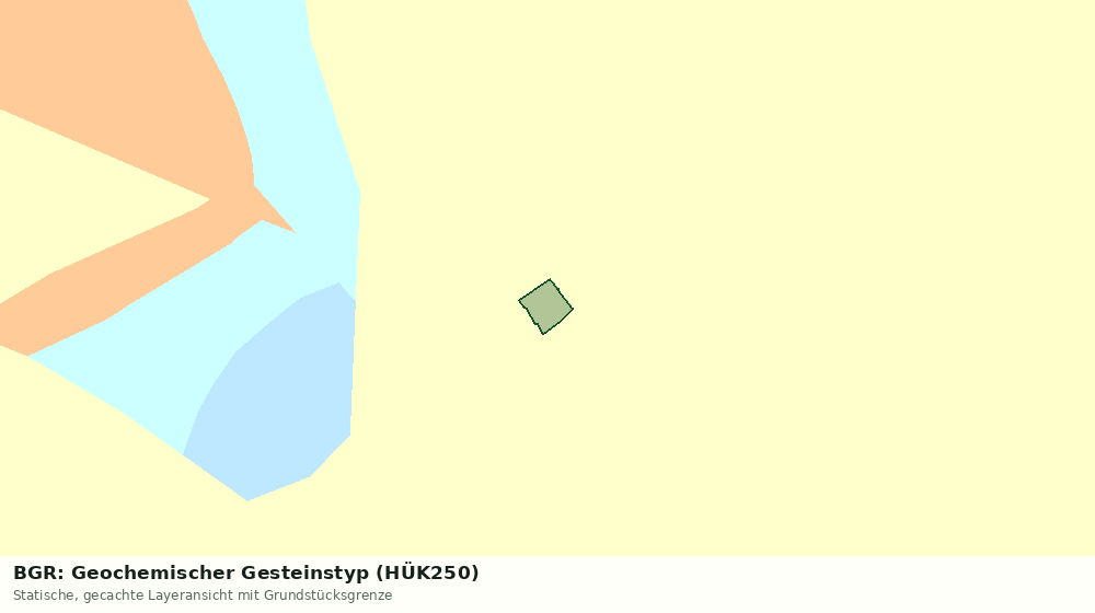 Statische Kartenansicht: BGR: Geochemischer Gesteinstyp (HÜK250)