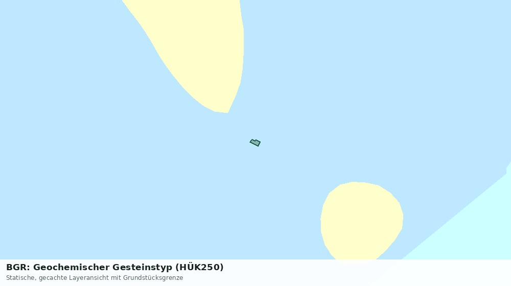 Statische Kartenansicht: BGR: Geochemischer Gesteinstyp (HÜK250)