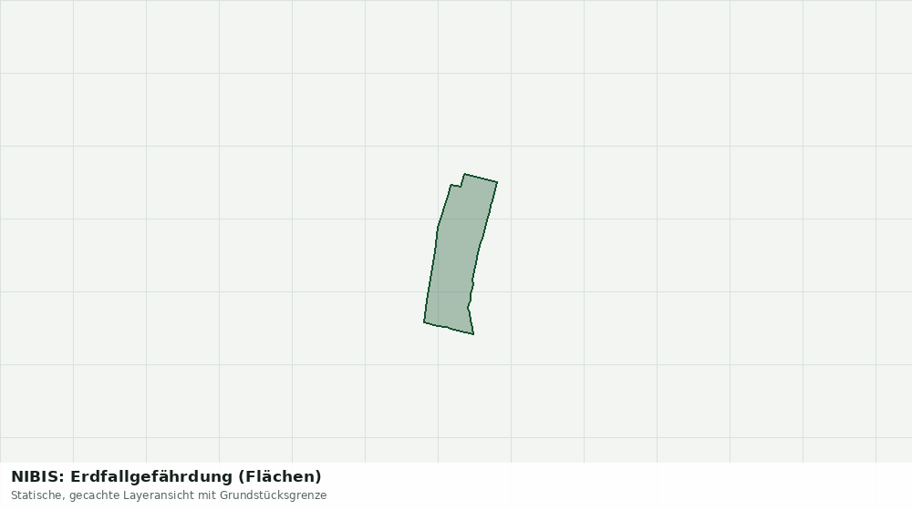 Statische Kartenansicht: NIBIS: Erdfallgefährdung (Flächen)