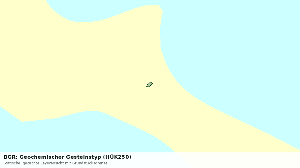 Statische Kartenansicht: BGR: Geochemischer Gesteinstyp (HÜK250)