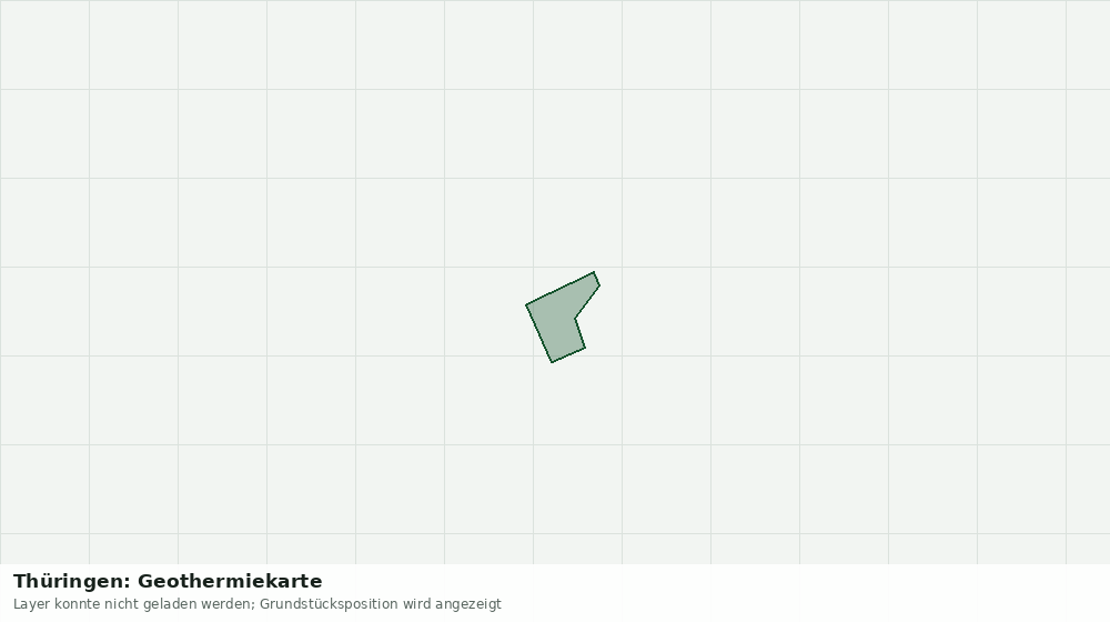 Statische Kartenansicht: Thüringen: Geothermiekarte