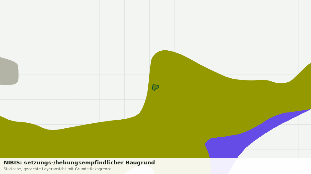 Statische Kartenansicht: NIBIS: setzungs-/hebungsempfindlicher Baugrund