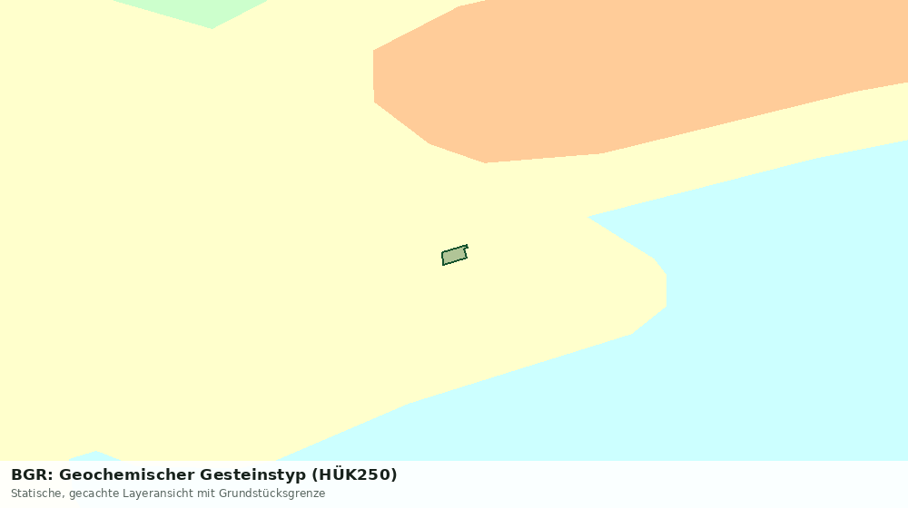 Statische Kartenansicht: BGR: Geochemischer Gesteinstyp (HÜK250)