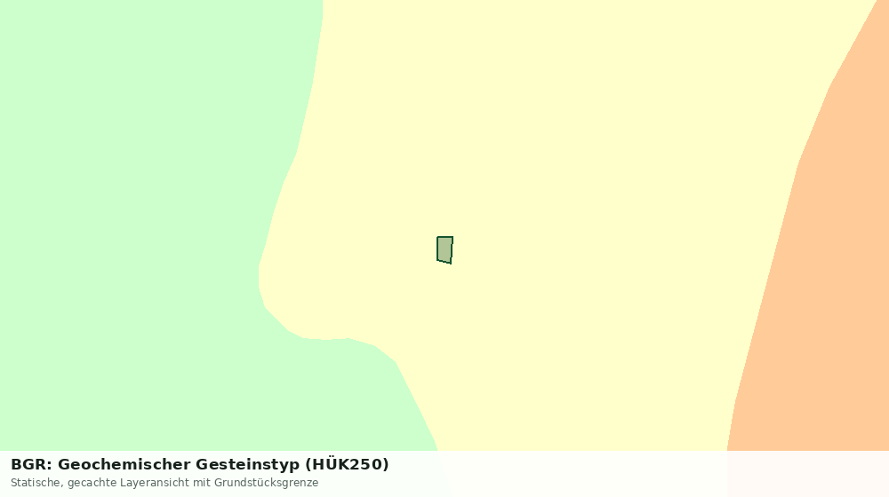 Statische Kartenansicht: BGR: Geochemischer Gesteinstyp (HÜK250)