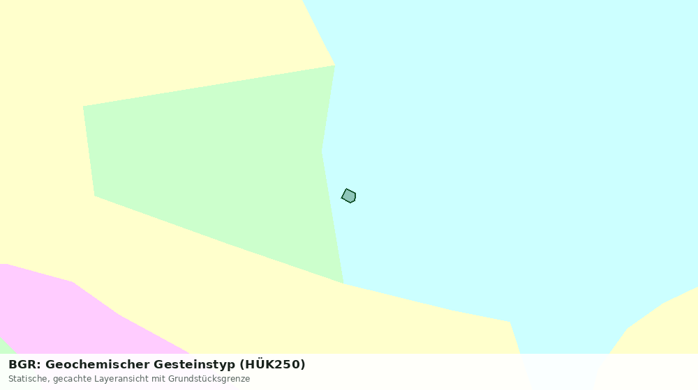 Statische Kartenansicht: BGR: Geochemischer Gesteinstyp (HÜK250)
