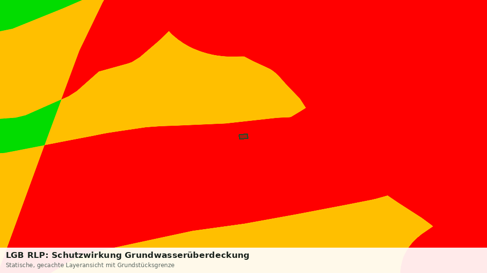 Statische Kartenansicht: LGB RLP: Schutzwirkung Grundwasserüberdeckung