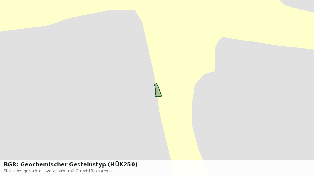 Statische Kartenansicht: BGR: Geochemischer Gesteinstyp (HÜK250)