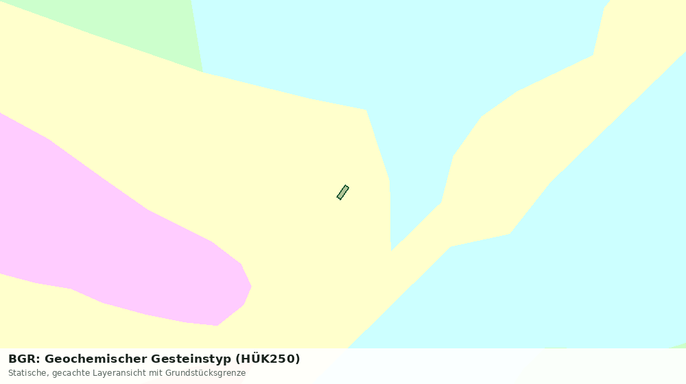 Statische Kartenansicht: BGR: Geochemischer Gesteinstyp (HÜK250)