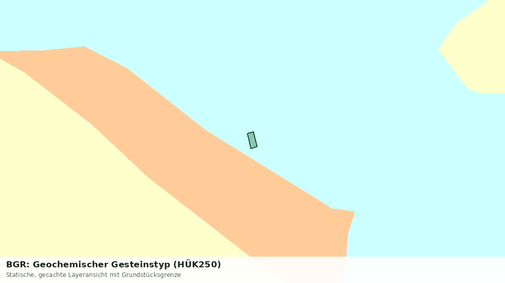 Statische Kartenansicht: BGR: Geochemischer Gesteinstyp (HÜK250)