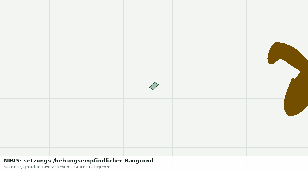Statische Kartenansicht: NIBIS: setzungs-/hebungsempfindlicher Baugrund