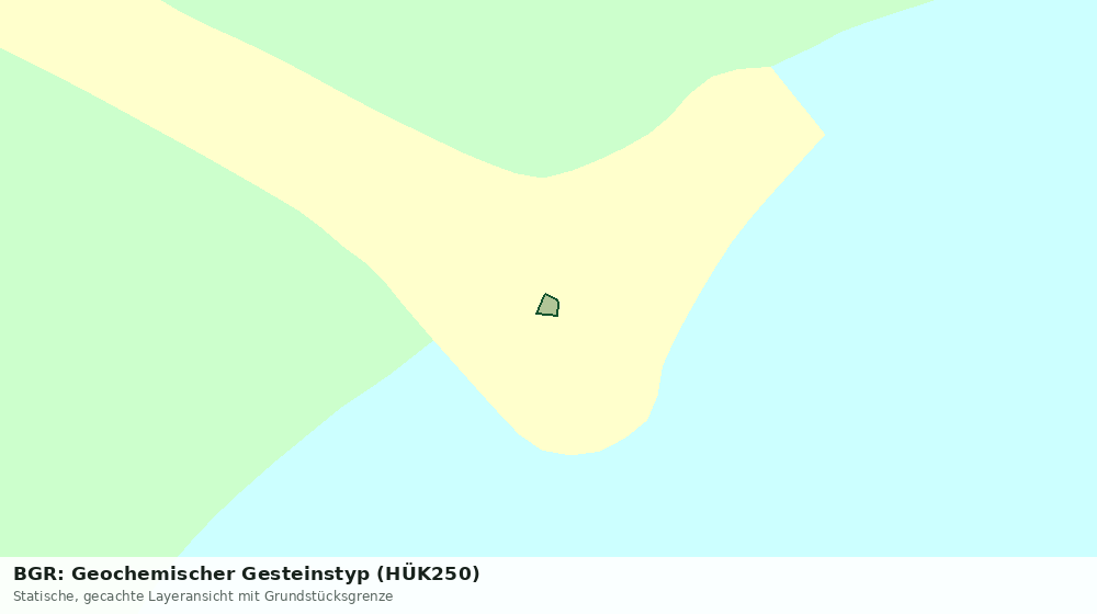 Statische Kartenansicht: BGR: Geochemischer Gesteinstyp (HÜK250)