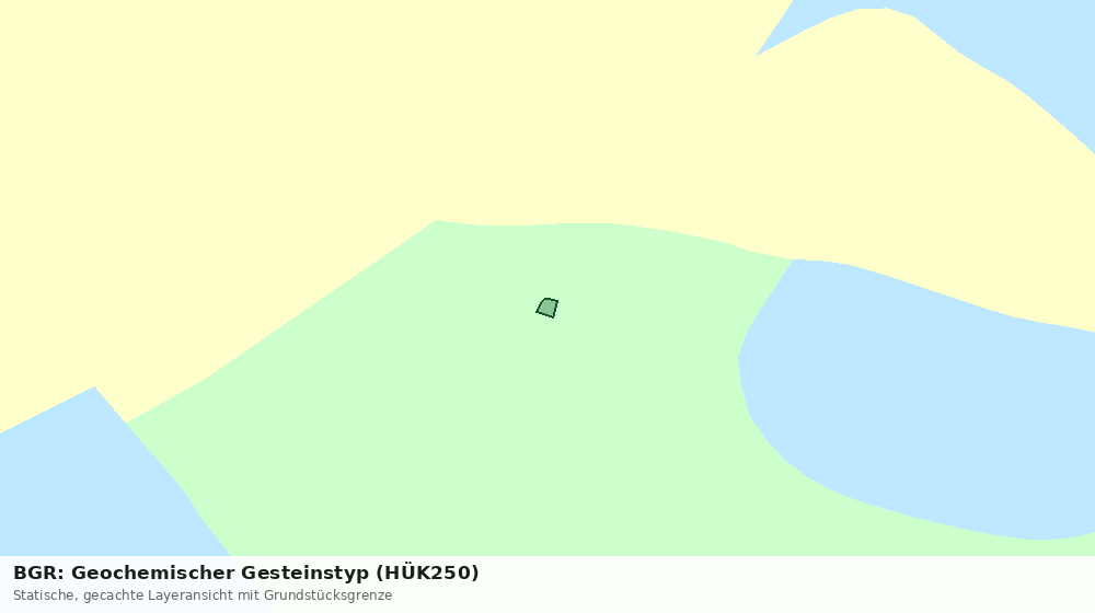 Statische Kartenansicht: BGR: Geochemischer Gesteinstyp (HÜK250)