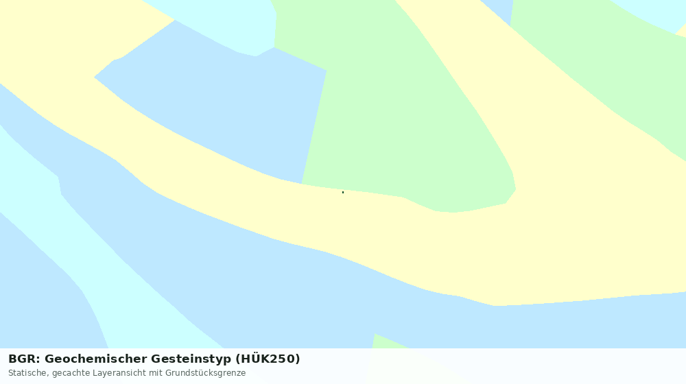 Statische Kartenansicht: BGR: Geochemischer Gesteinstyp (HÜK250)