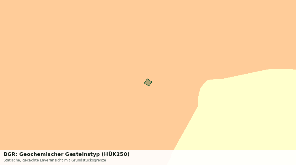 Statische Kartenansicht: BGR: Geochemischer Gesteinstyp (HÜK250)