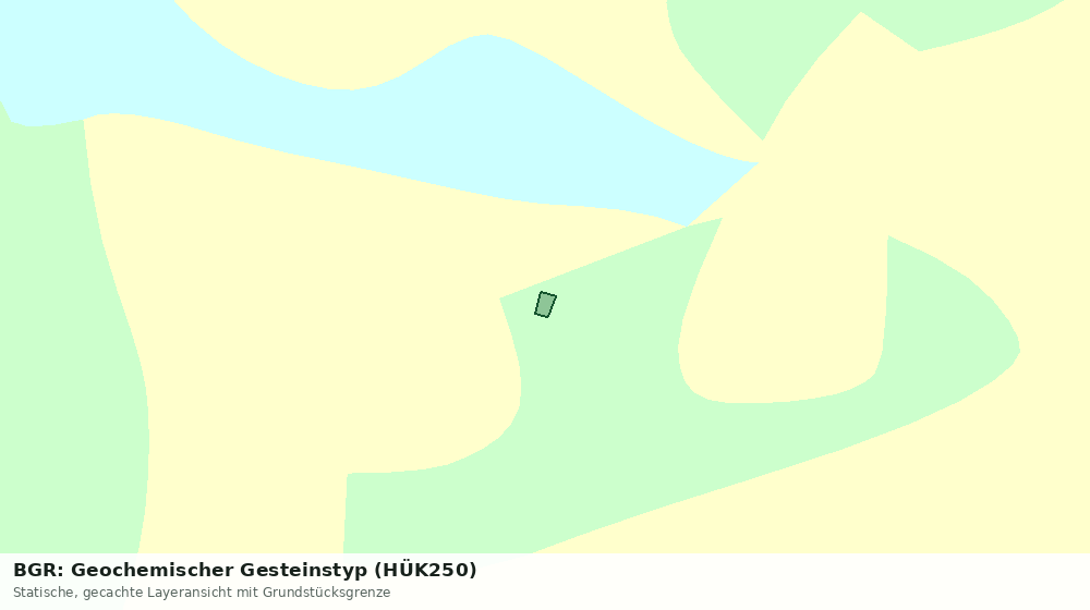 Statische Kartenansicht: BGR: Geochemischer Gesteinstyp (HÜK250)