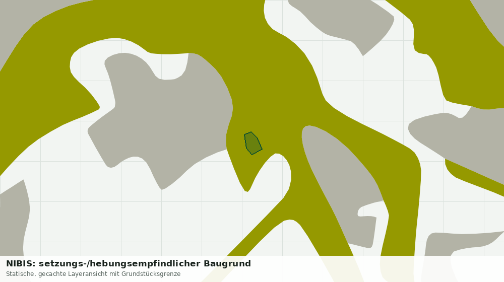 Statische Kartenansicht: NIBIS: setzungs-/hebungsempfindlicher Baugrund