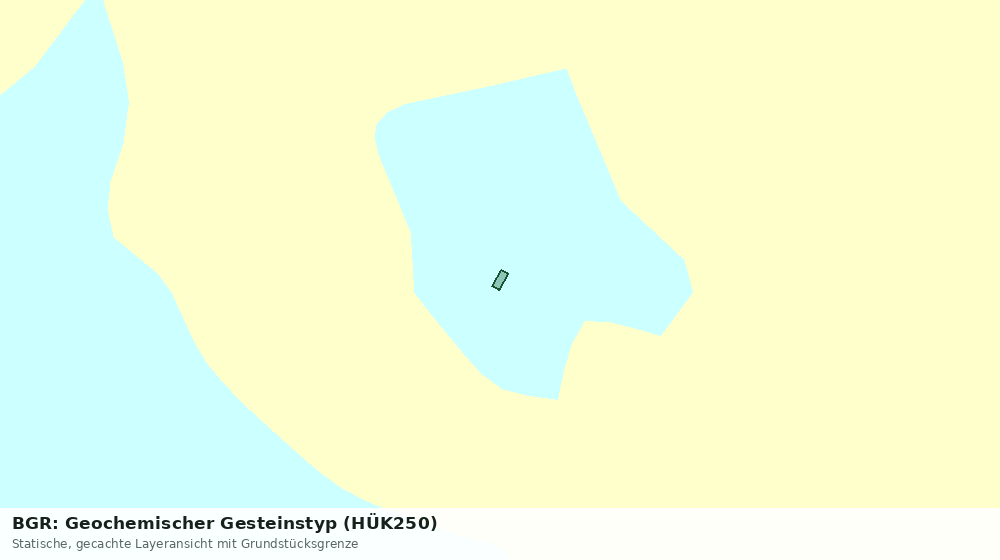 Statische Kartenansicht: BGR: Geochemischer Gesteinstyp (HÜK250)