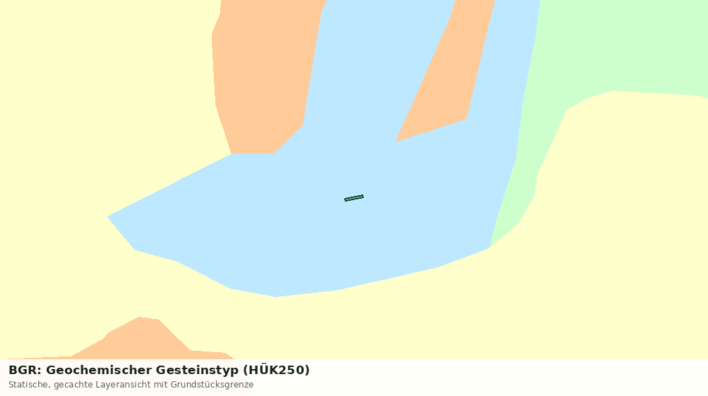 Statische Kartenansicht: BGR: Geochemischer Gesteinstyp (HÜK250)