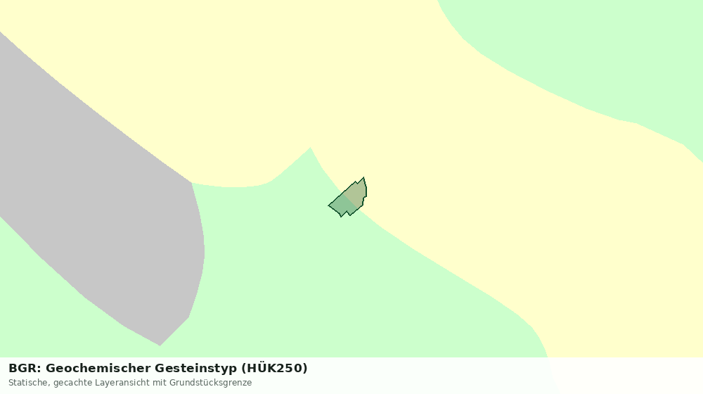 Statische Kartenansicht: BGR: Geochemischer Gesteinstyp (HÜK250)