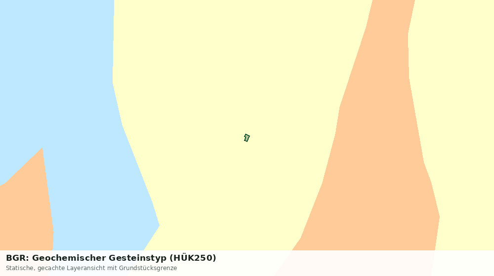 Statische Kartenansicht: BGR: Geochemischer Gesteinstyp (HÜK250)