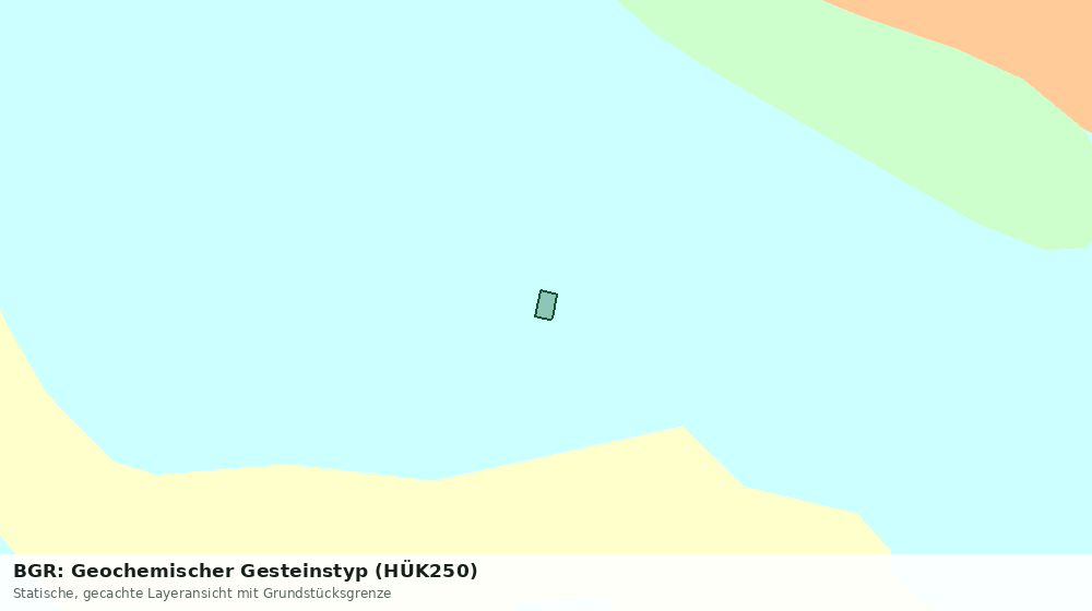 Statische Kartenansicht: BGR: Geochemischer Gesteinstyp (HÜK250)