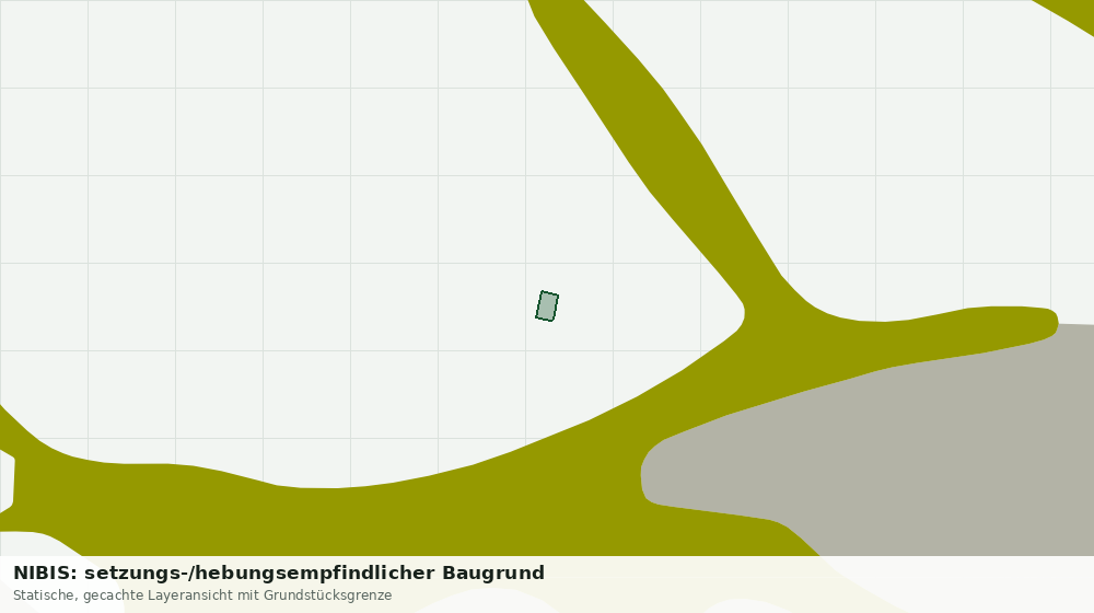 Statische Kartenansicht: NIBIS: setzungs-/hebungsempfindlicher Baugrund