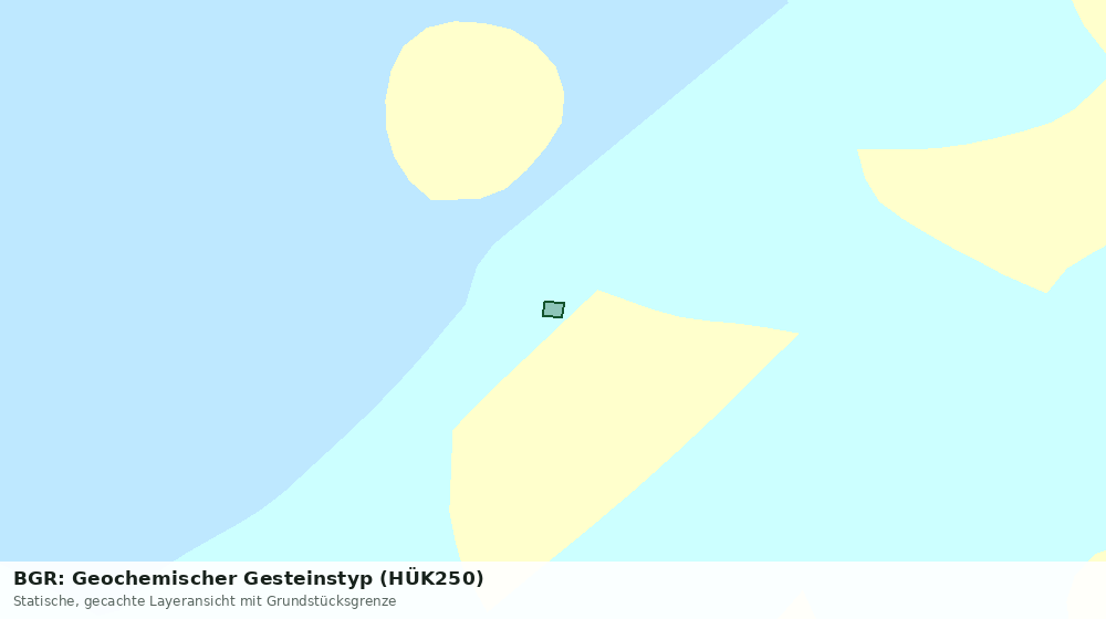 Statische Kartenansicht: BGR: Geochemischer Gesteinstyp (HÜK250)